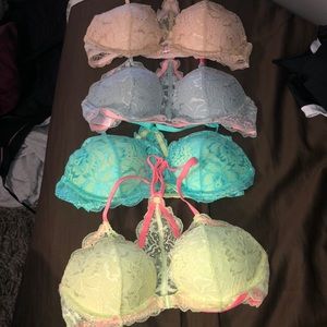 4 PINK Date Racerback Bras